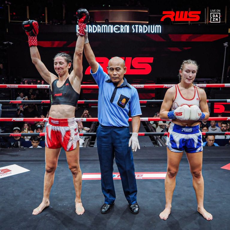 Allegra Vickas surges to clinch Victory at RWS MuayThai